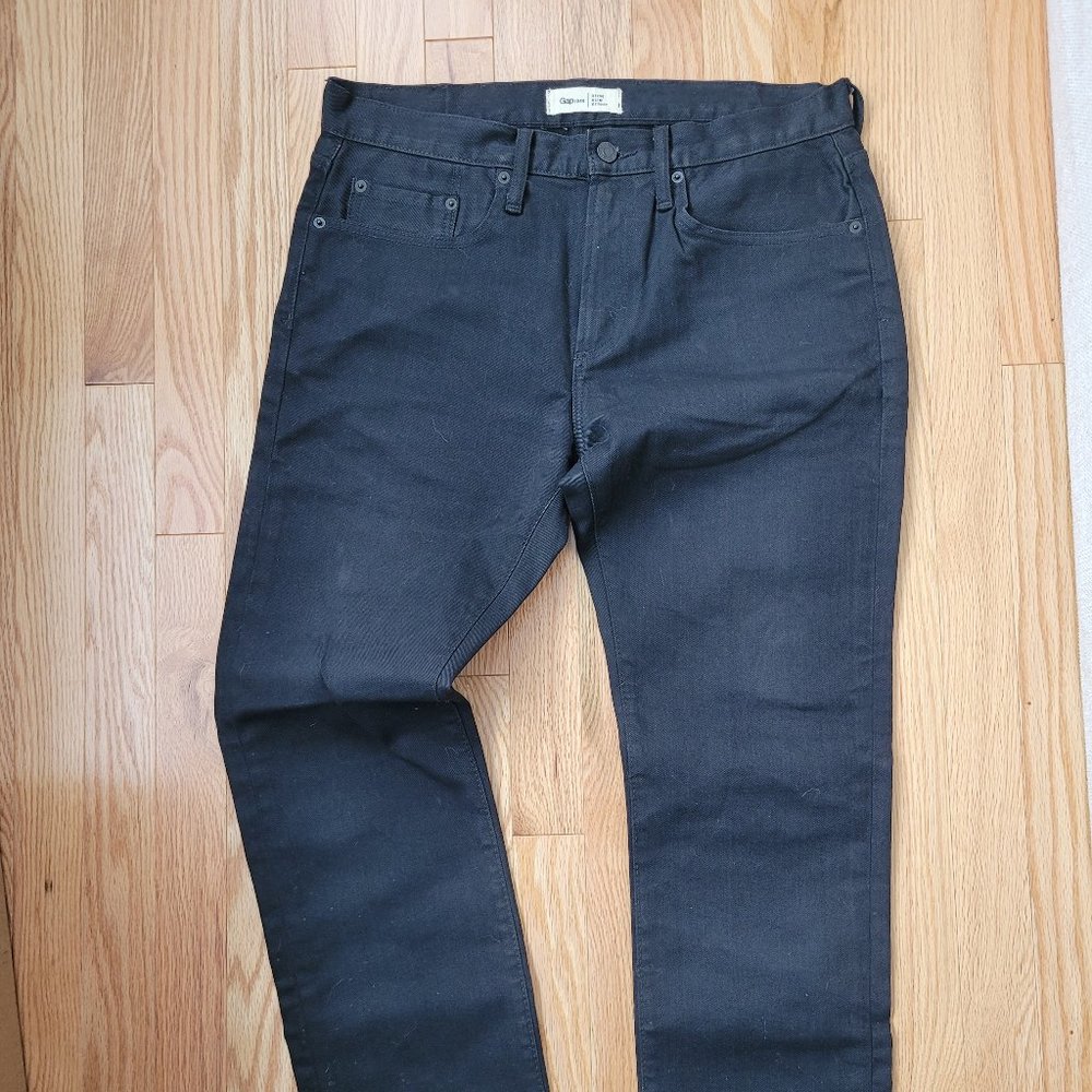 Gap Black Slim Jeans 34x30